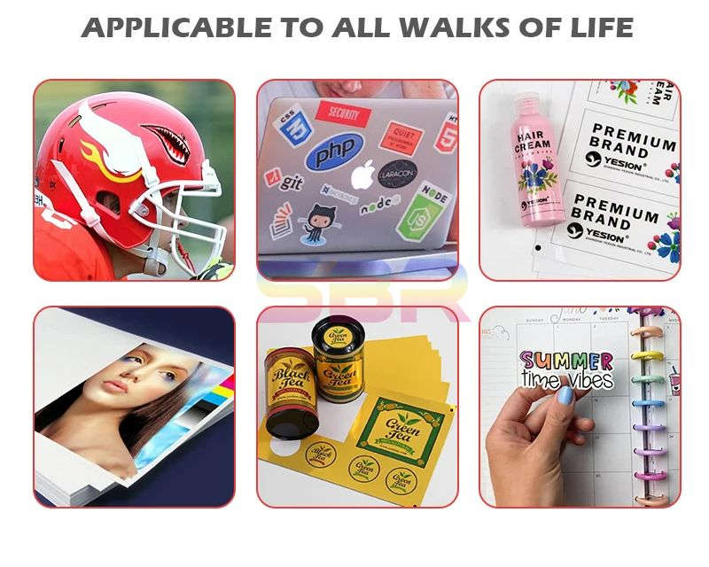 A4 Vinyl Sticker Papers - 10 Sheets - Transparent