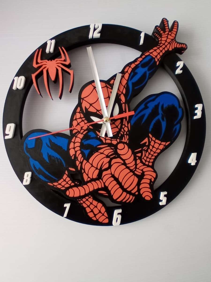 WebTime Wall Clock  Spider-Man Edition