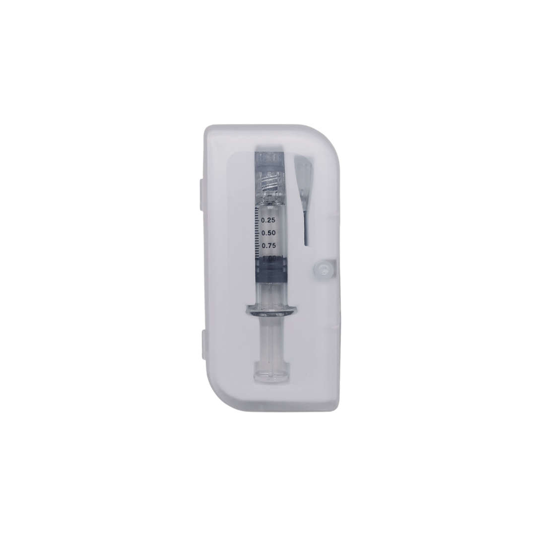 1ml Luer Lock Glass Syringe (Plastic Plunger) Kit