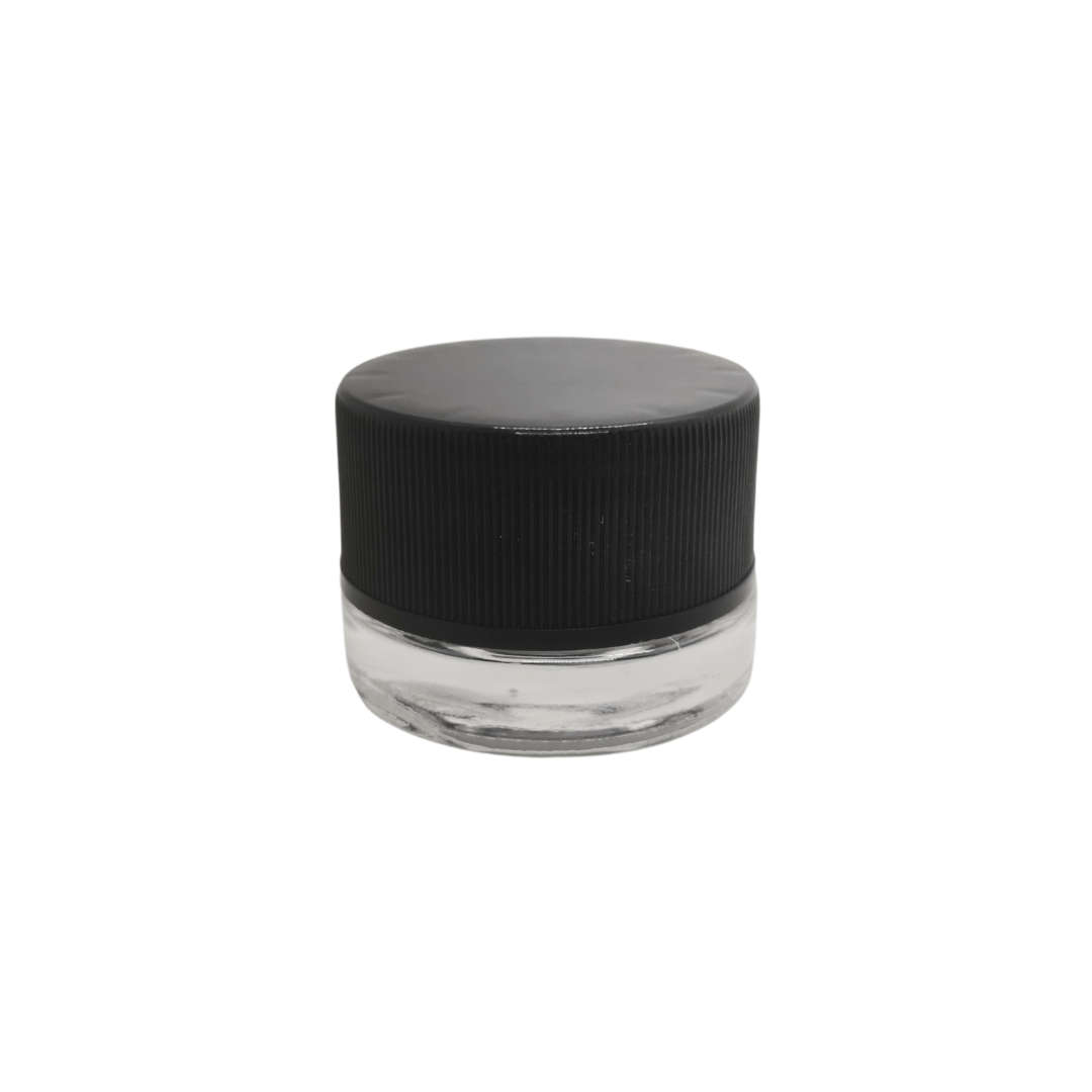 25 x Transparent Glass Jar  5ml