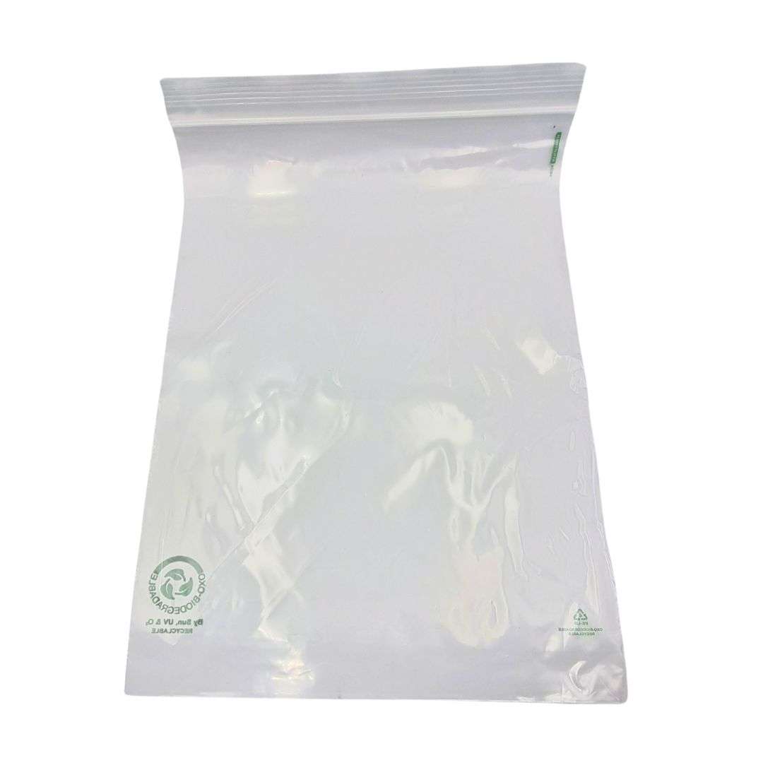 Biodegradable Resealable Bag 250x360mm 100 Pack