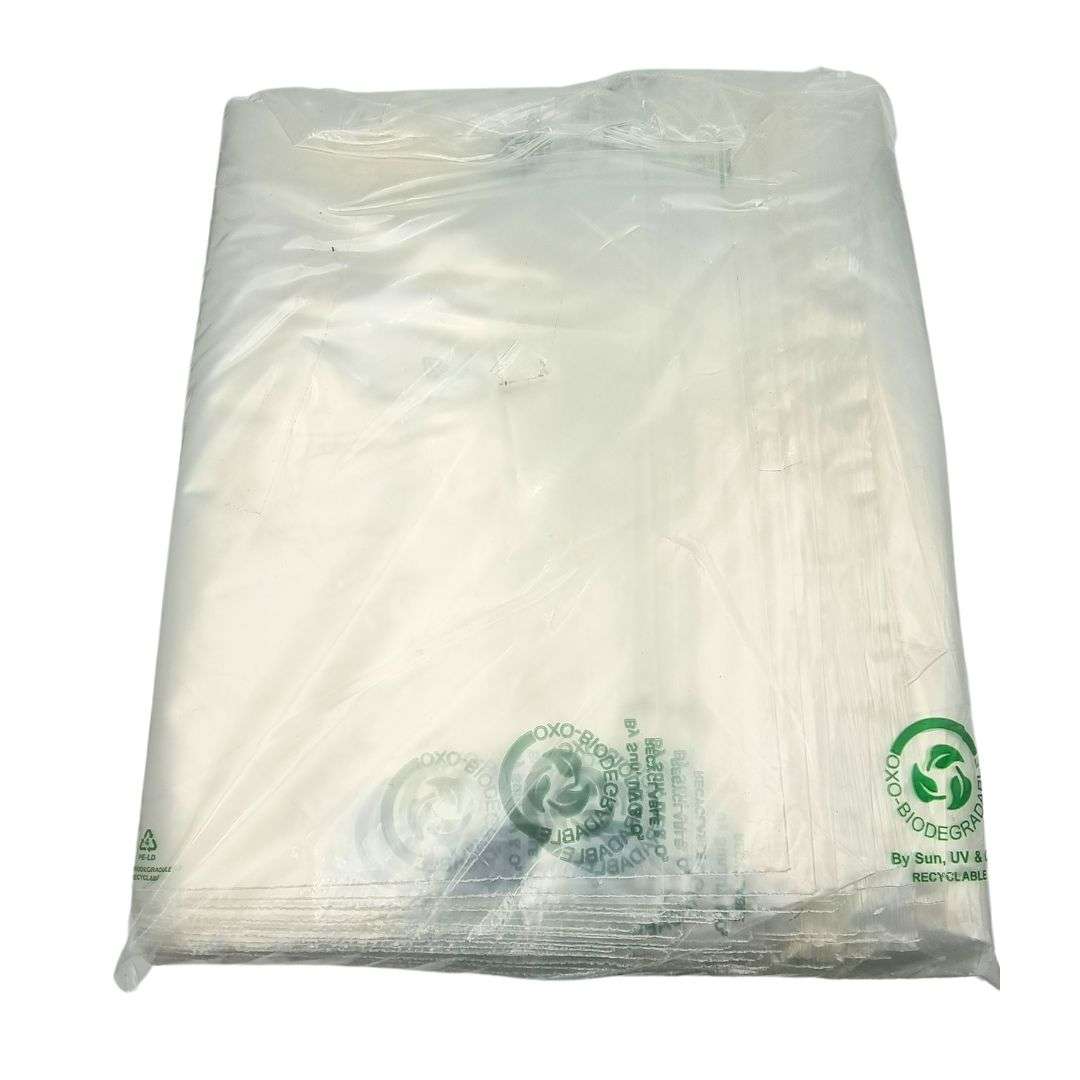 Biodegradable Resealable Bag 250x360mm 100 Pack