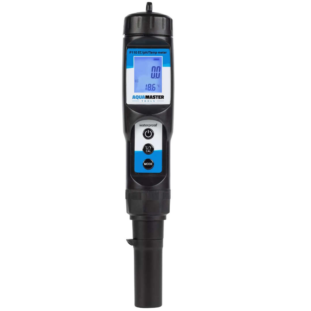 Aquamaster Tools P110 Pro Combo Pen - pH, EC, Temp.