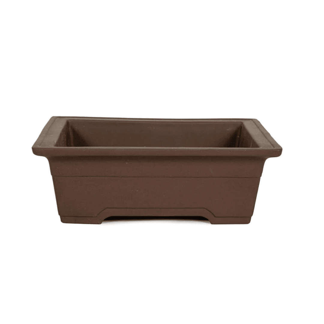 Japanese Unglazed Rectangular Pots Pack of 2