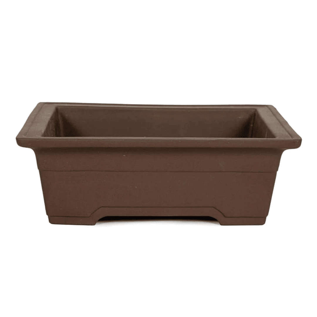 Japanese Unglazed Rectangular Pots Pack of 2