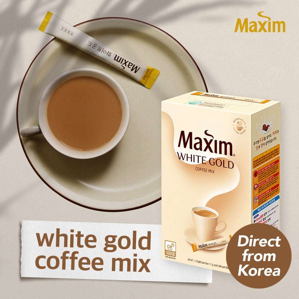 Maxim White Gold Coffee Mix 100 Sticks 1.2kg