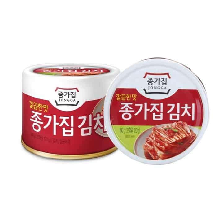 Jongga Roasted Canned Kimchi 160g
