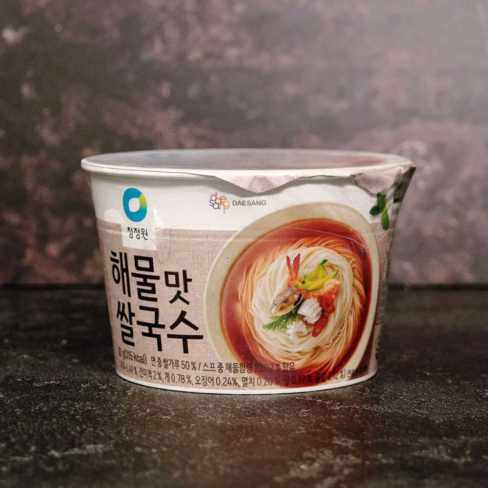 Jongga Rice Noodle Bowl Seafood Flavoured 92g