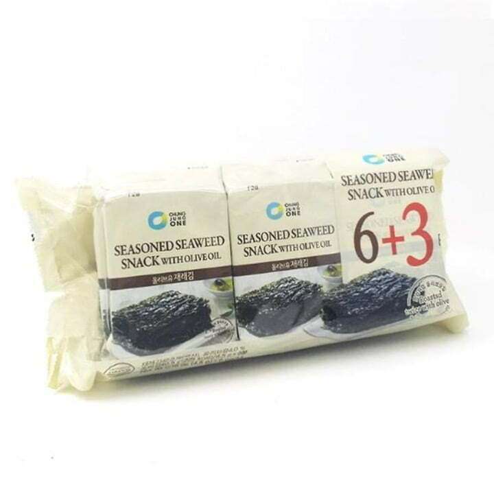 CJW Seasoned Seaweed Snack With Olive Oil (9 Pack) 4.5g