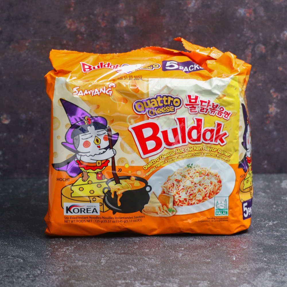 Samyang Buldak Four Cheese Ramen 5 Pack 580g