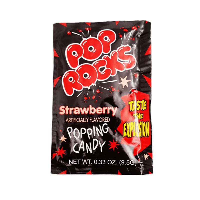 Pop Rocks Popping Candy Strawberry Flavour 9.5g