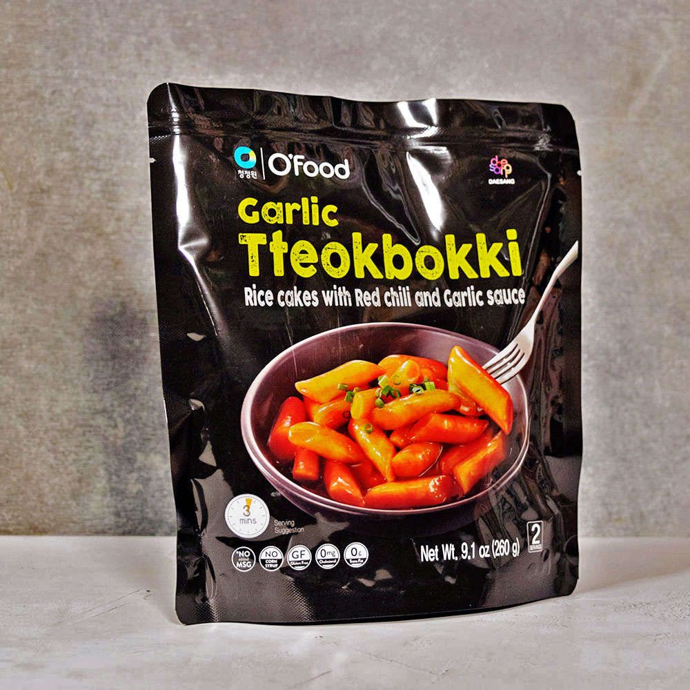 O'food Instant Tteokbokki Garlic (2 Servings) 260g