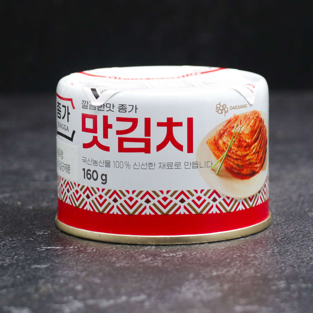 Jongga Roasted Canned Kimchi 160g