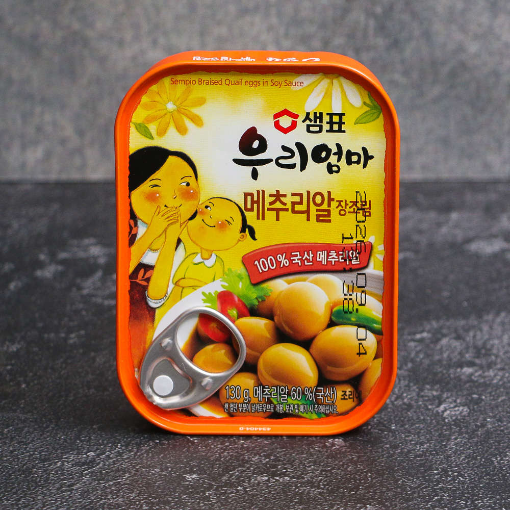 Sempio Braised Quail Eggs in Soy Sauce 130g