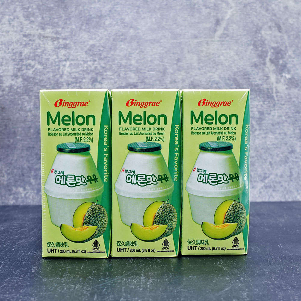 Binggrae Melon Flavoured Milk (6x200ml)