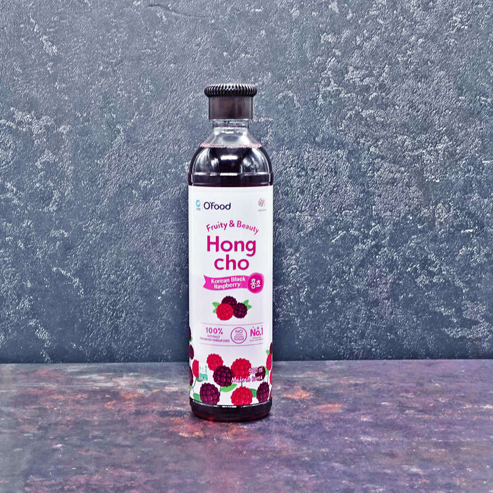 (O'Food) Hongcho - Vinegar Drink - Korean Black Raspberry Flavour 900ml