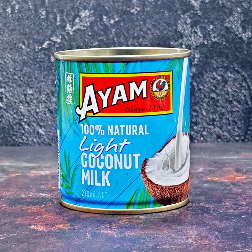 (Ayam) 100% Natural Light Coconut Milk 270ml