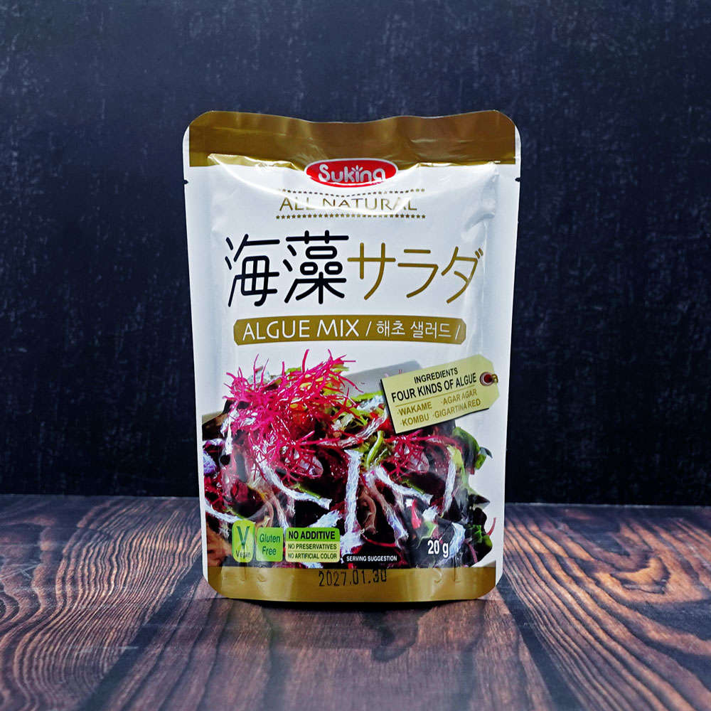 (Sukina) Dried Seaweed Salad - Algue Mix - 20g