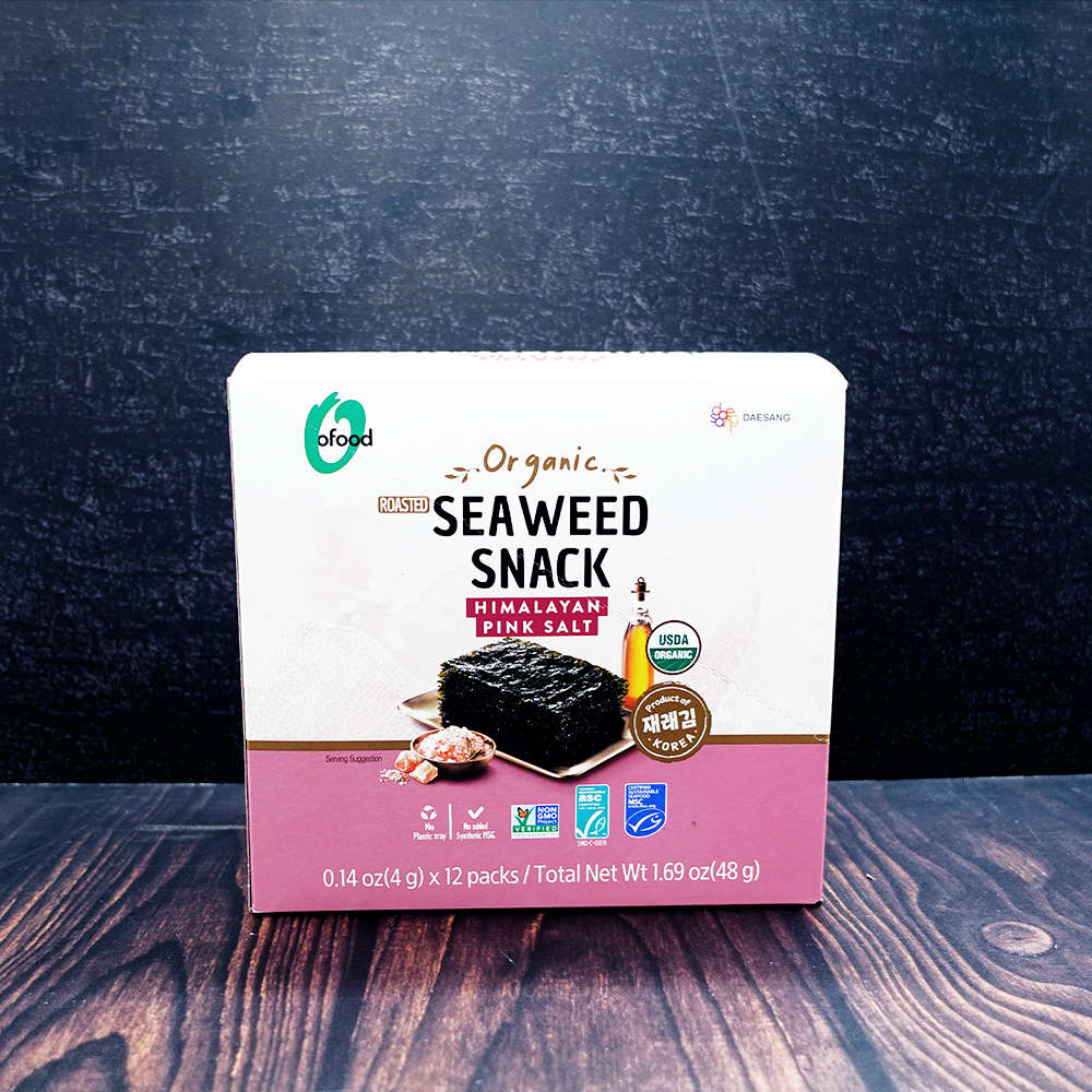 Seaweed Snack Himalayan Pinm Salt 4g x 12 Packs