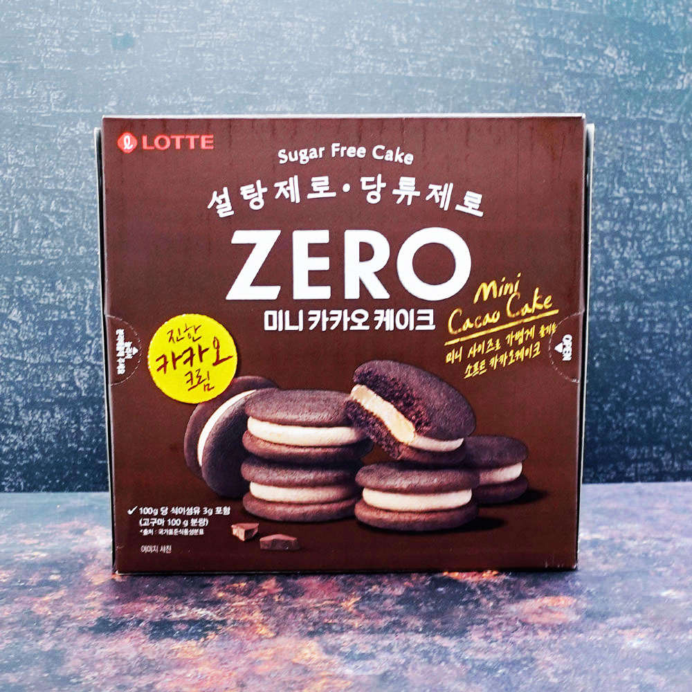 (Lotte) Zero Mini Cacao Cake 171g
