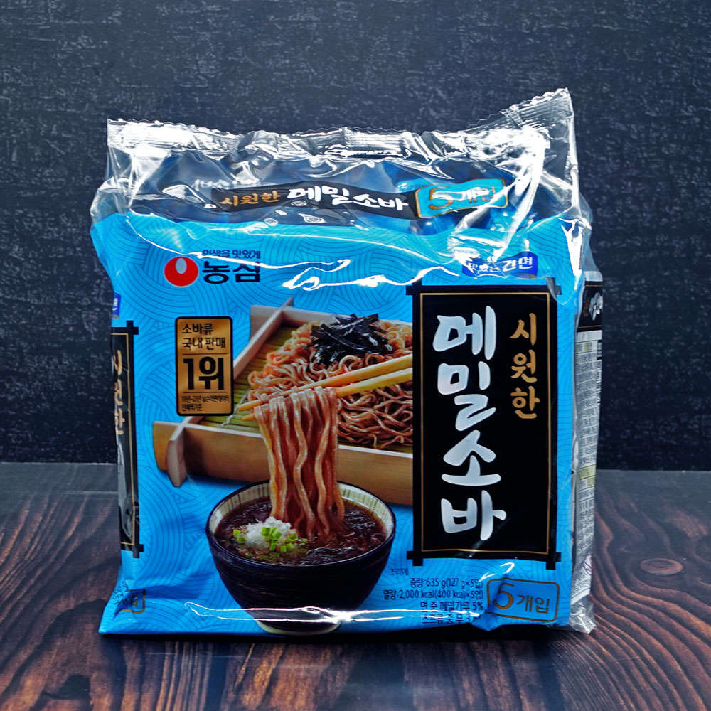 (Nongshim) Buckwheat Instant Soba Noodles 5 Pack