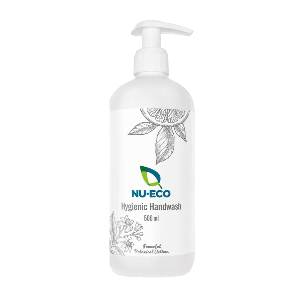 Nu-Eco Bio-degradable Hygienic Handwash with Powerful Botanical Actives (500ml)