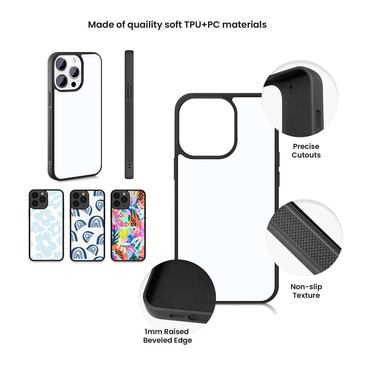 Custom Printed TPU Cases - Apple iPhone 7 Plus,Apple iPhone 8 Plus  ('Faith Collage' by Caitscases)