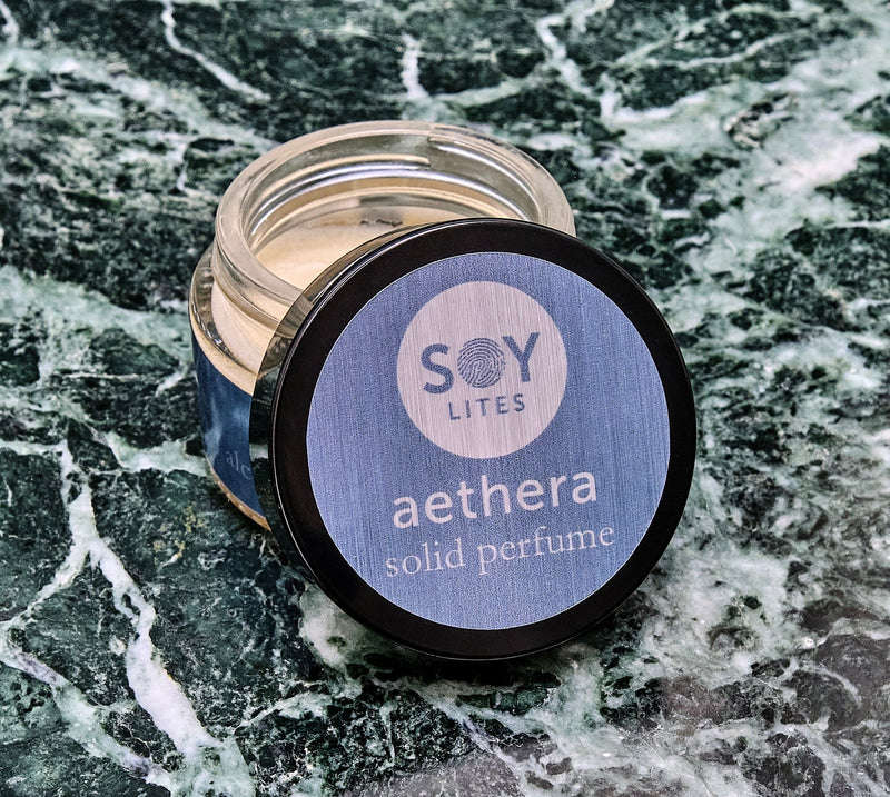 SoyLites AETHERA 30ml Solid Perfume- Alcohol-Free, Portable Fragrance Balm