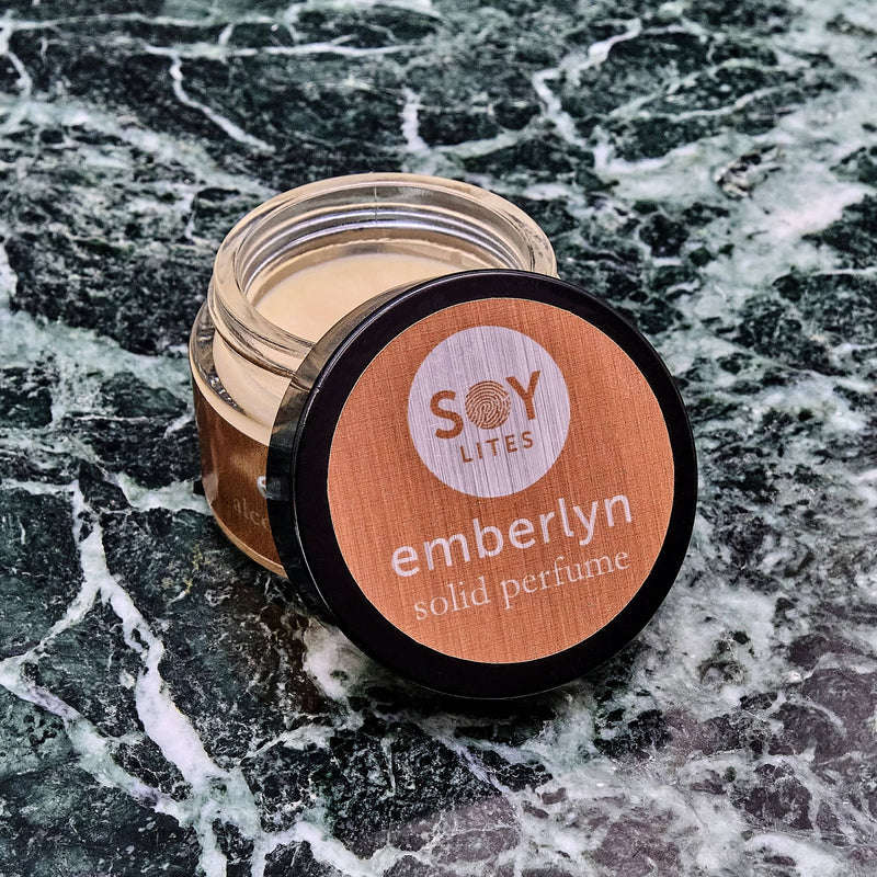 SoyLites EMBERLYN 30ml Solid Perfume- Alcohol-Free, Portable Fragrance Balm