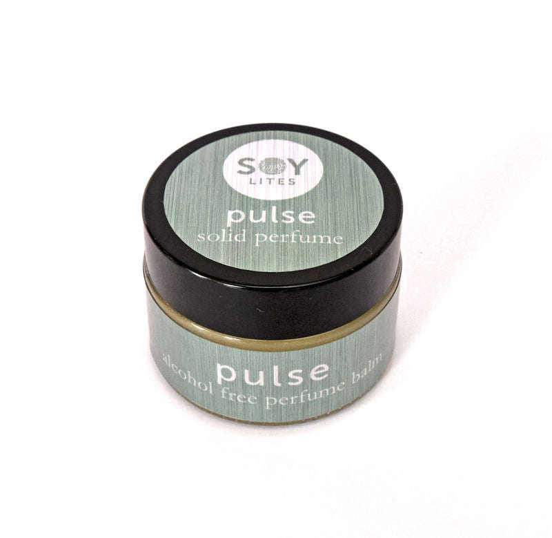SoyLites PULSE 30ml Solid Perfume- Alcohol-Free, Portable Fragrance Balm