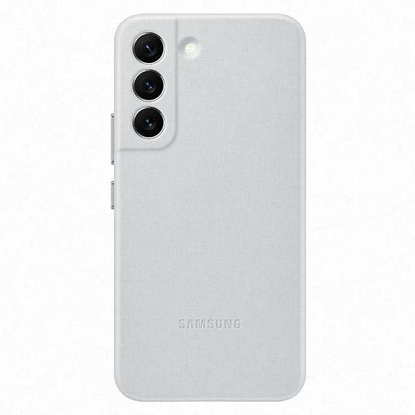 Samsung Original Vegan Leather Case - Samsung Galaxy S22 5G (Light Grey) (UNBOXED)