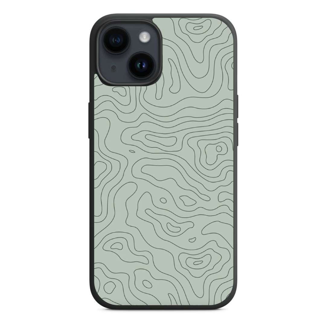 Custom Printed TPU Cases - Apple iPhone 14 Plus  ('Green Line' by Caitscases)