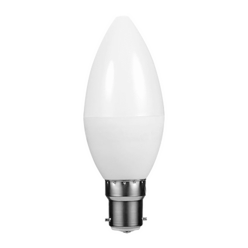 Ellies 5w C37 Residential Candle Stick Bulb B22 WW