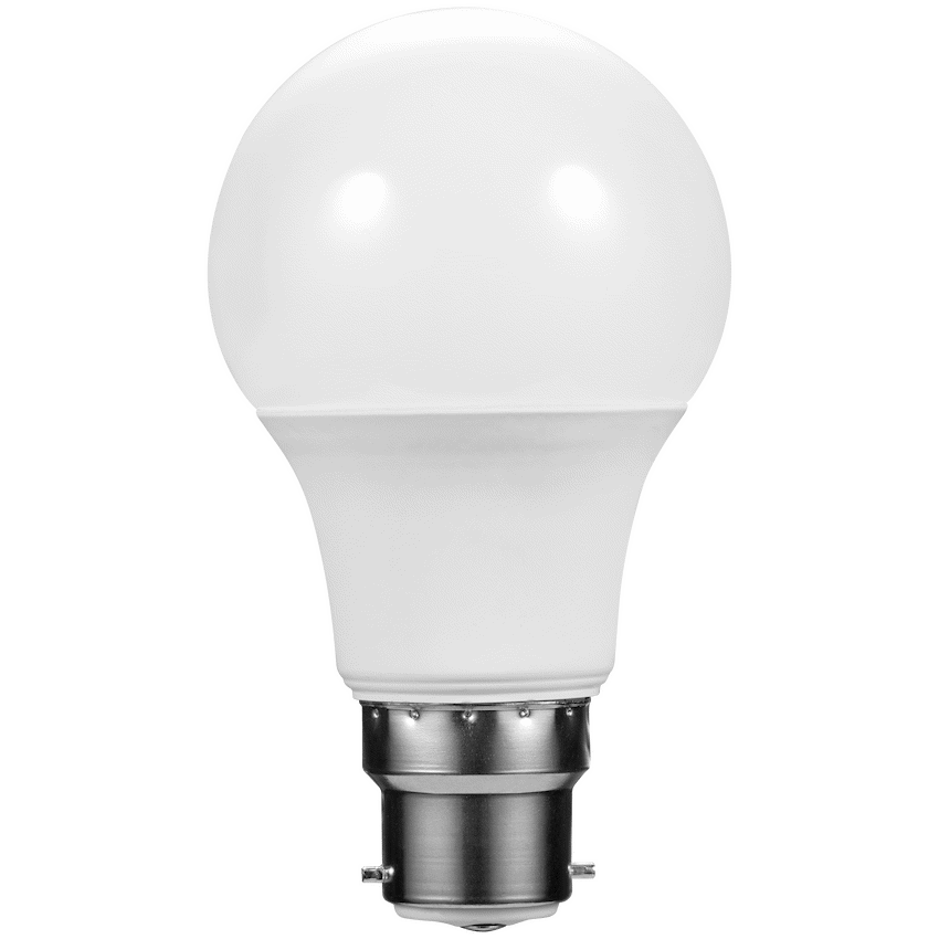 Switched 7w A60 Light Bulb B22 - Cool White