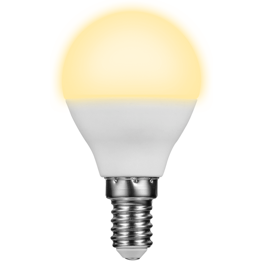 Switched 5w Golfball LED Light Bulb E14 - Warm White