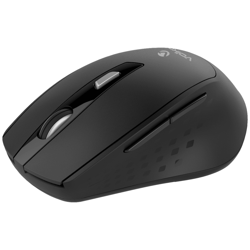 Volkano Chrome Series Wireless Mouse - Black