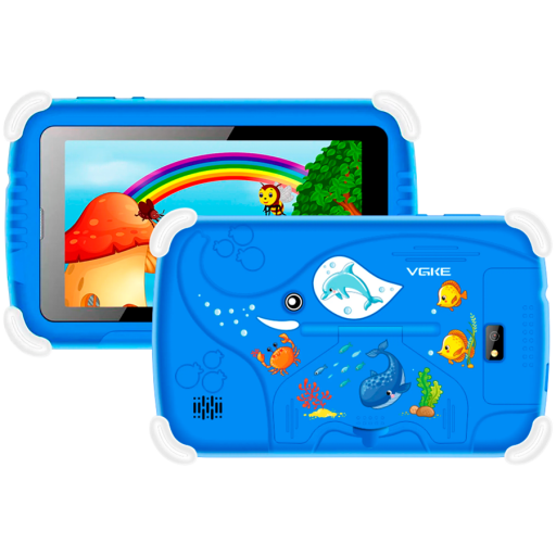 VGKE 7" IPS Kids Tablet - Mediatek MT6735 CPU, 1GB RAM, 16GB Storage, 3G + Wifi, Bluetooth 4...