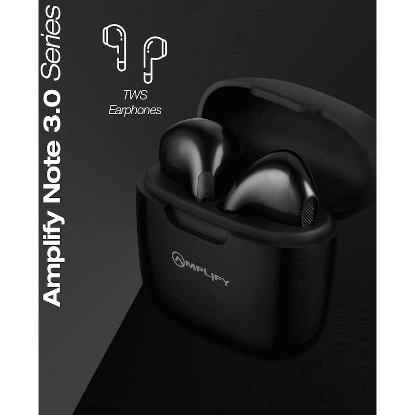 Amplify Note 3.0 Series TWS Earphones - Black
