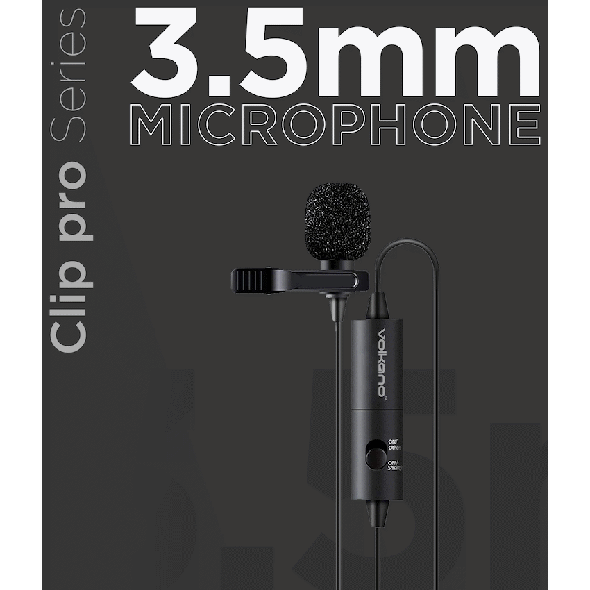 Volkano Clip Pro Series 3.5mm Microphone