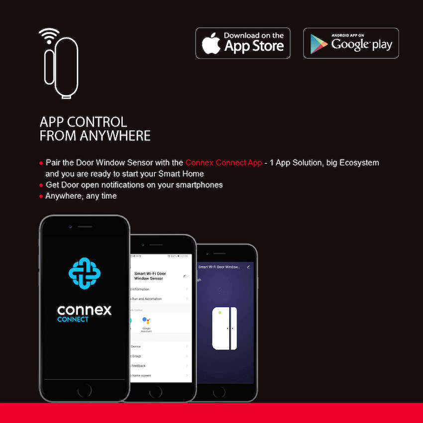 Smart WiFi Door Window Sensor Recharge