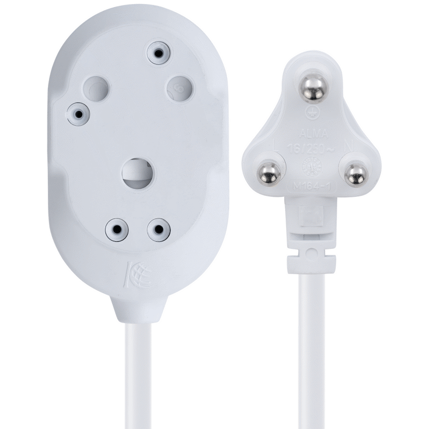 Ellies BTB Heavy Duty Extension Lead-20M-WT