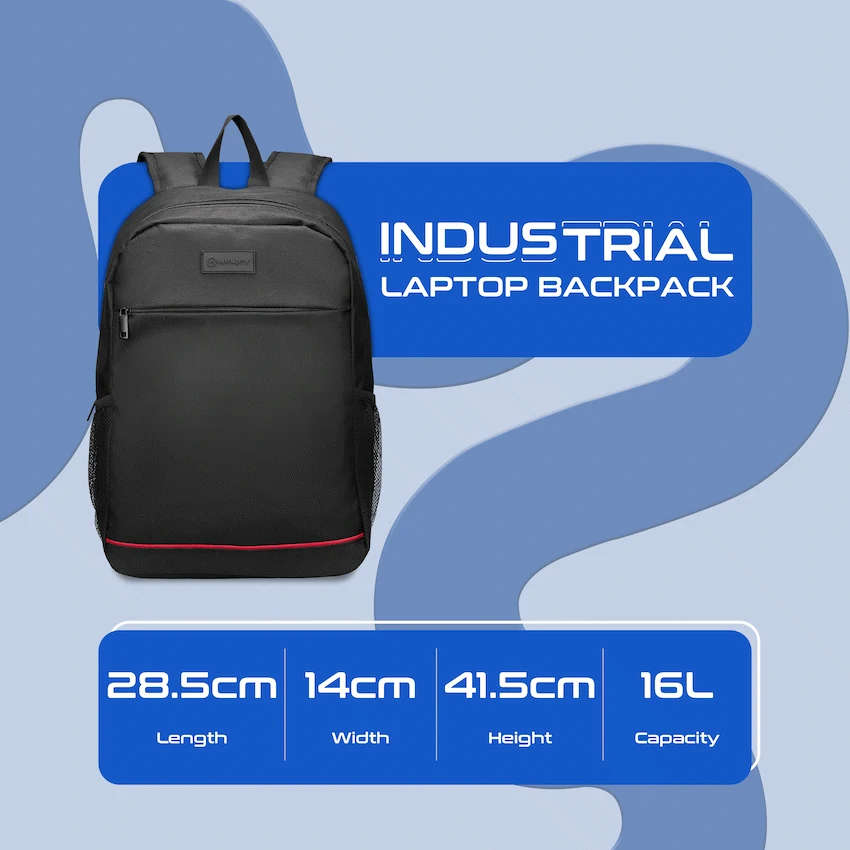 Amplify Industrial 15.6"Laptop Backpack Black