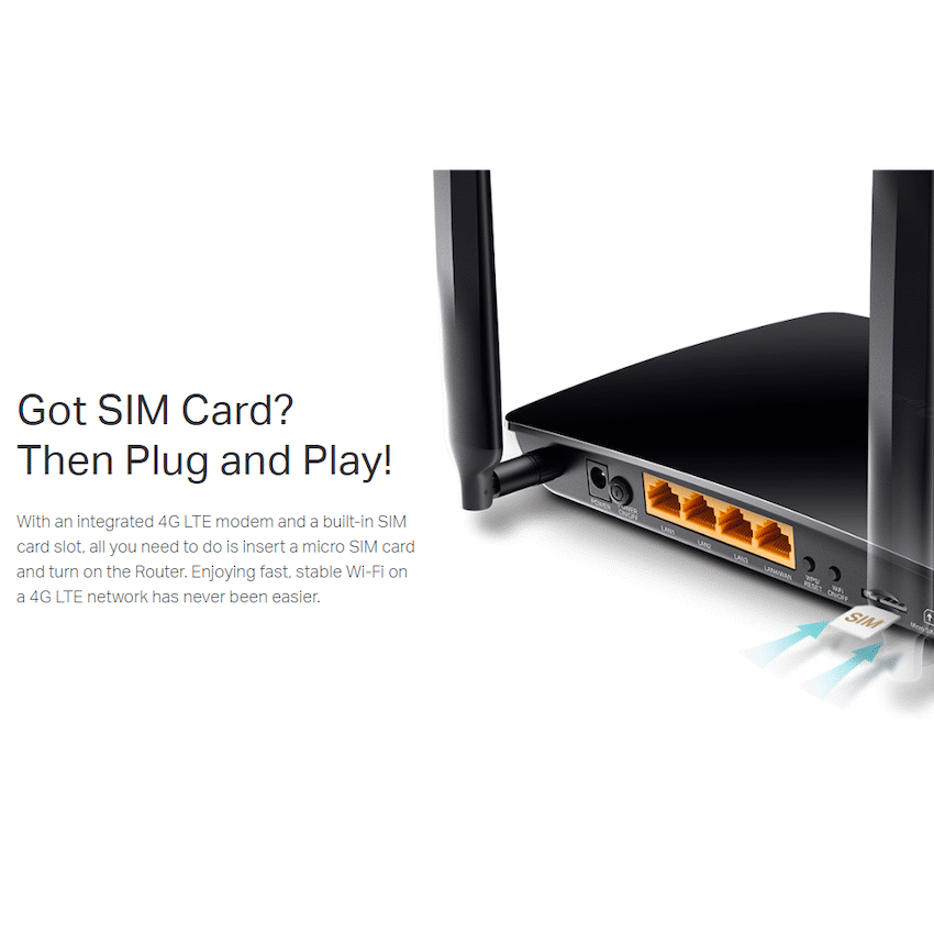 TP-Link Archer MR400 AC1200 Wireless Dual-Band 4G LTE Router