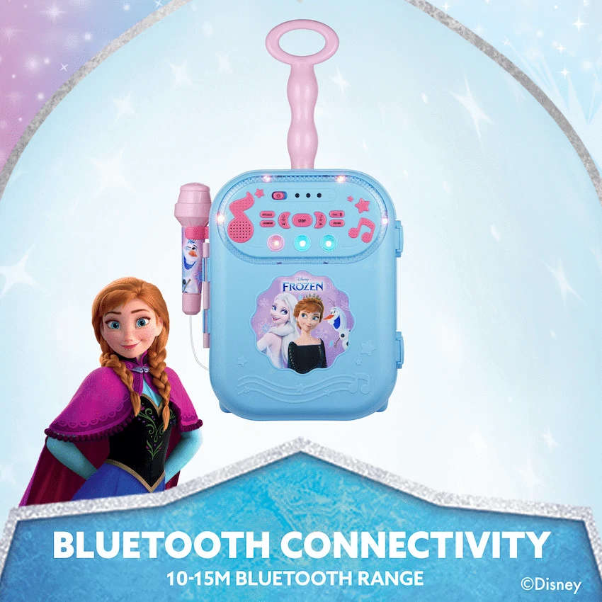 Disney Frozen Bluetooth Wheely Karaoke Machine