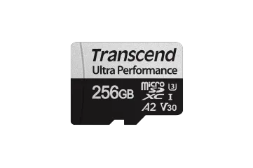 TRANSCEND 340S 256GB ULTRA PERFROMANCE MICRO SD UHS-I  U3 V30 A2 C10 - READ 160 MB/S - WRITE 125M...