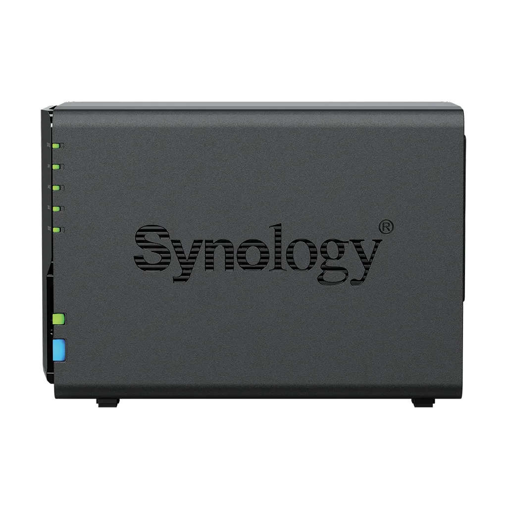 Synology DS225+ 2 Bay Desktop NAS Intel Celeron J4125 4C 2GB soldered DDR4 non-ECC (one open RAM ...