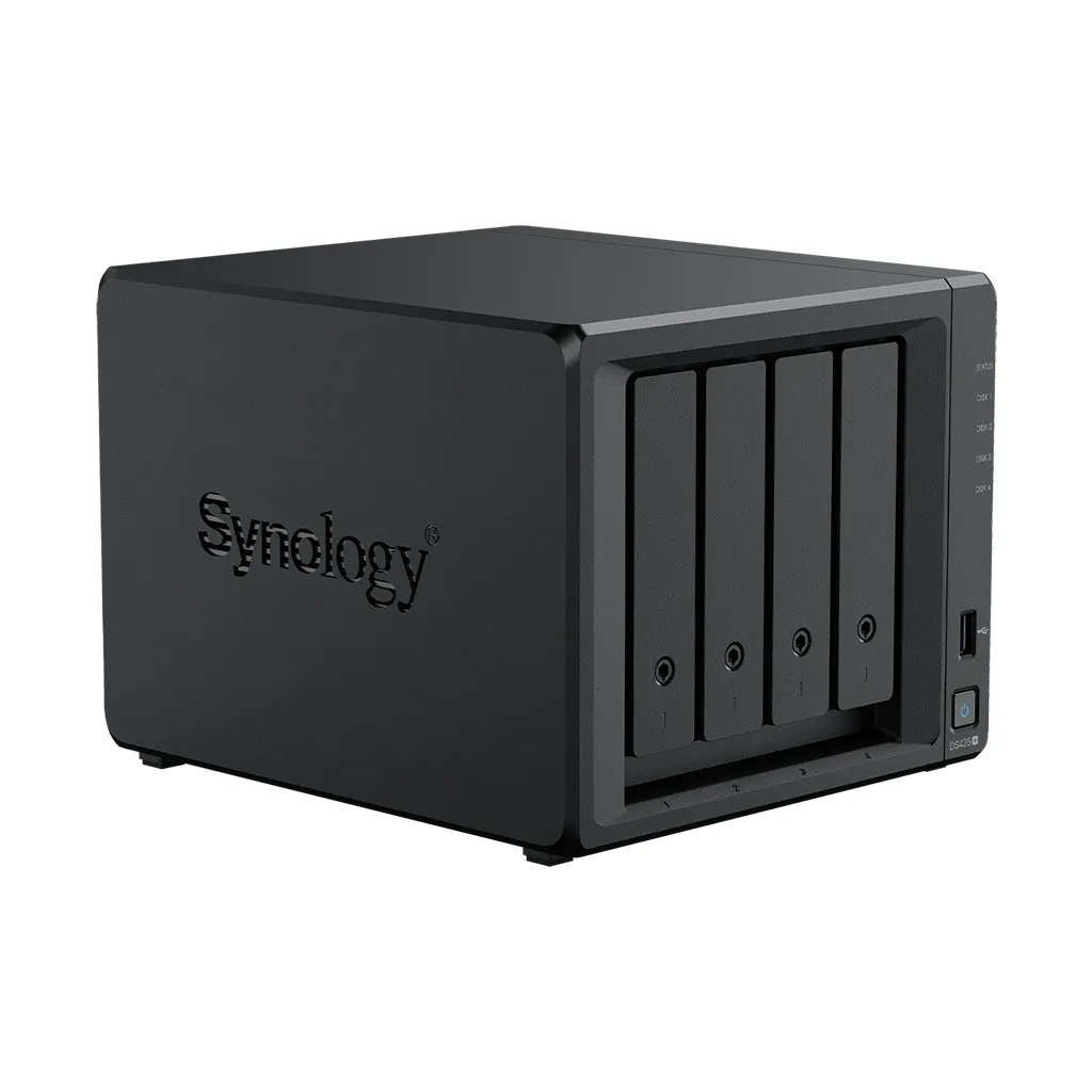 Synology DiskStation DS425+ 4 Bay - Intel Celeron J4125 4C CPU 2 GB soldered DDR4 non-ECC (1 memo...