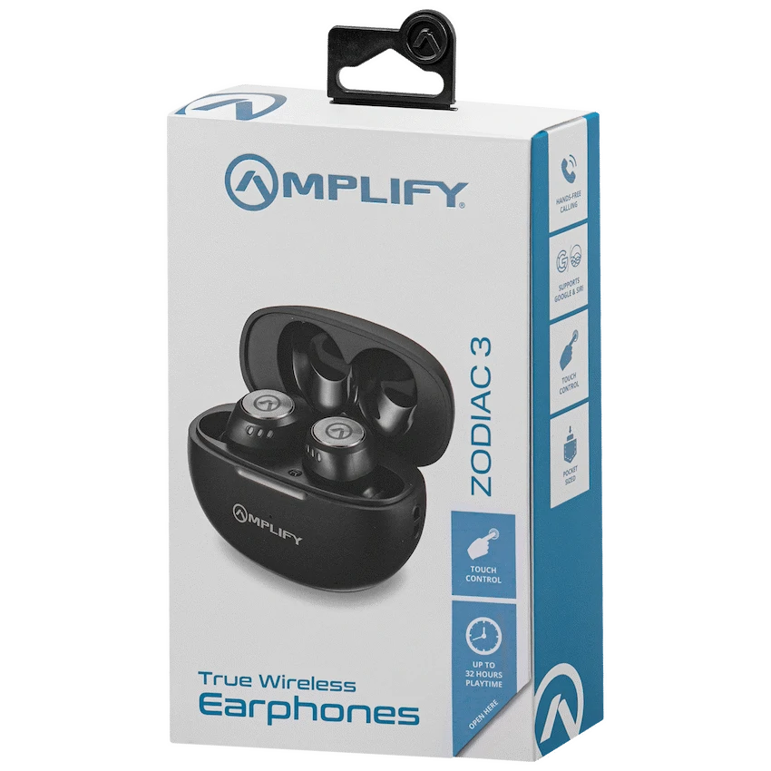 Amplify Zodiac 3 True Wireless Earphones - Black