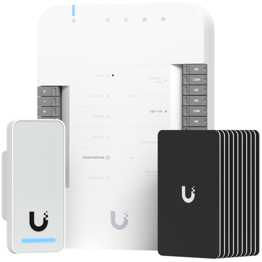 Ubiquiti quick start for Access with all you need for one door with one reader,  Door Hub, G2 Rea...