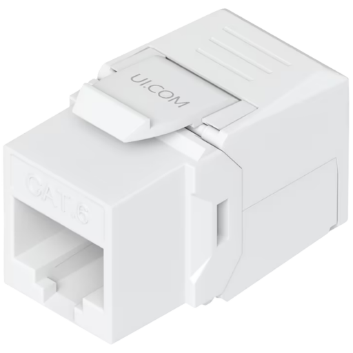 Ubiquiti UniFi  UACC-Keystone-Jack-C6 keystone for terminating a Cat6 Ethernet jack without the u...